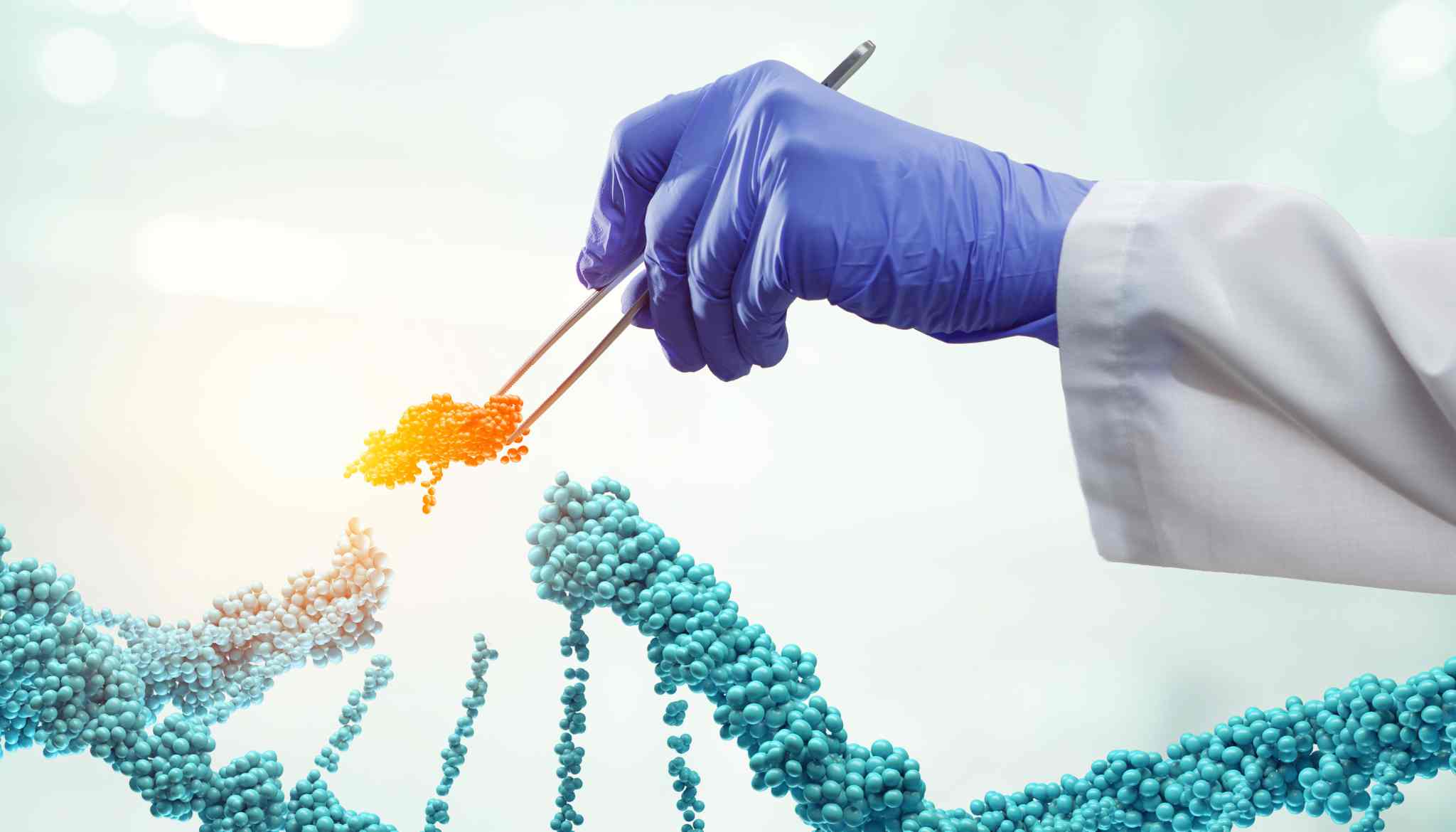 lab-technician-working-with-dna-structure